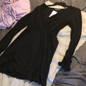 Black long sleeve dress